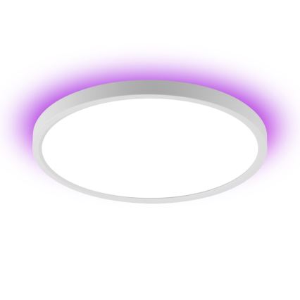 Immax NEO 07169-W60 - LED RGB+CCT Loftlampe dæmpbar NEO LITE TUDO 65W/230V 2700-6500K Wi-Fi Tuya + fjernbetjening hvid