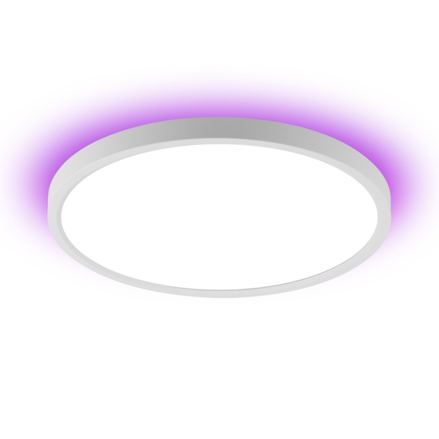 Immax NEO 07169-W60 - LED RGB+CCT Loftlampe dæmpbar NEO LITE TUDO 65W/230V 2700-6500K Wi-Fi Tuya + fjernbetjening hvid