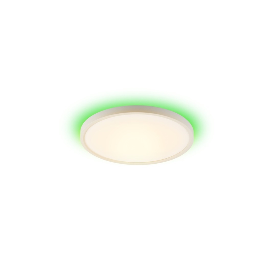 Immax NEO 07169-W60 - LED RGB+CCT Loftlampe dæmpbar NEO LITE TUDO 65W/230V 2700-6500K Wi-Fi Tuya + fjernbetjening hvid