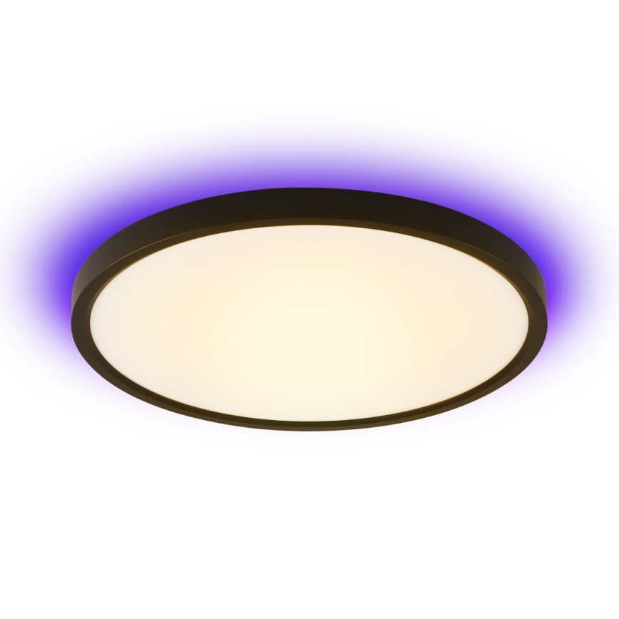 Immax NEO 07170-B60 - LED RGB+CCT Loftlampe dæmpbar NEO LITE TUDO LED/65W/230V 2700-6500K Wi-Fi Tuya sort + fjernbetjening