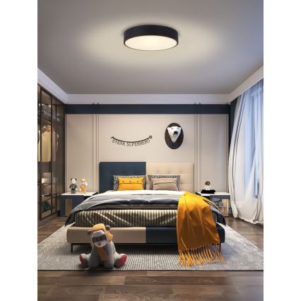 Immax NEO 07202L - LED loftlampe dæmpbar RONDATE LED/53W/230V sort Tuya + fjernbetjening