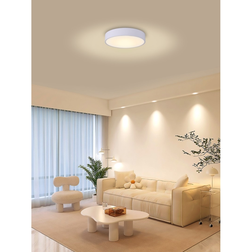 Immax NEO 07205L - LED dæmpbar loftlampe RONDATE LED/28W/230V hvid Tuya + fjernbetjening