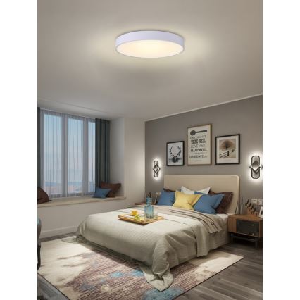 Immax NEO 07206L - LED loftlampe dæmpbar RONDATE LED/53W/230V hvid Tuya + fjernbetjening