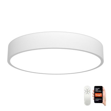 Immax NEO 07207L - LED loftlampe dæmpbar RONDATE 65W/230V 3000-6000K Tuya hvid + fjernbetjening