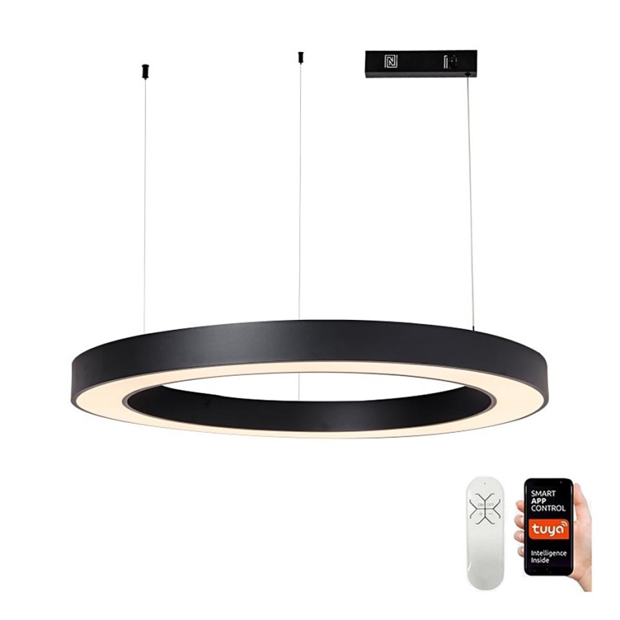 Immax NEO 07211L - LED pendel dæmpbar PASTEL LED/68W/230V 2700-6500K Tuya sort + fjernbetjening