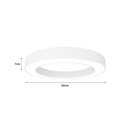 Immax NEO 07212L - LED lampe dæmpbar PASTEL LED/53W/230V hvid Tuya + fjernbetjening