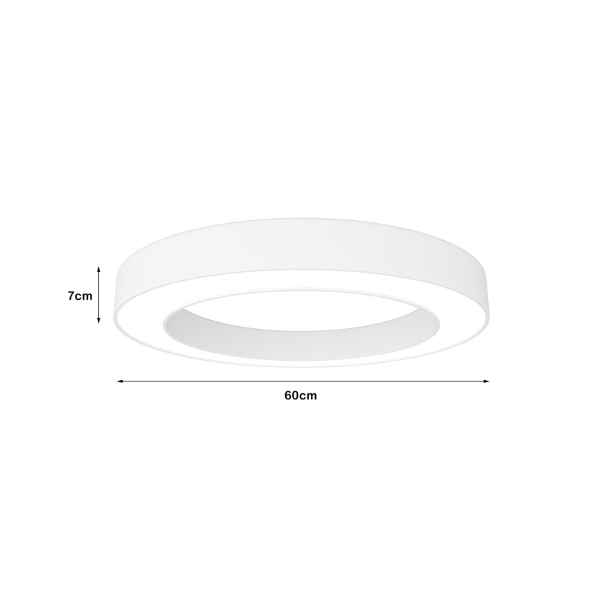 Immax NEO 07212L - LED lampe dæmpbar PASTEL LED/53W/230V hvid Tuya + fjernbetjening