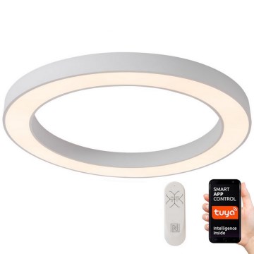 Immax NEO 07213L - LED loftlampe dæmpbar PASTEL LED/68W/230V 95 cm hvid Tuya + fjernbetjening