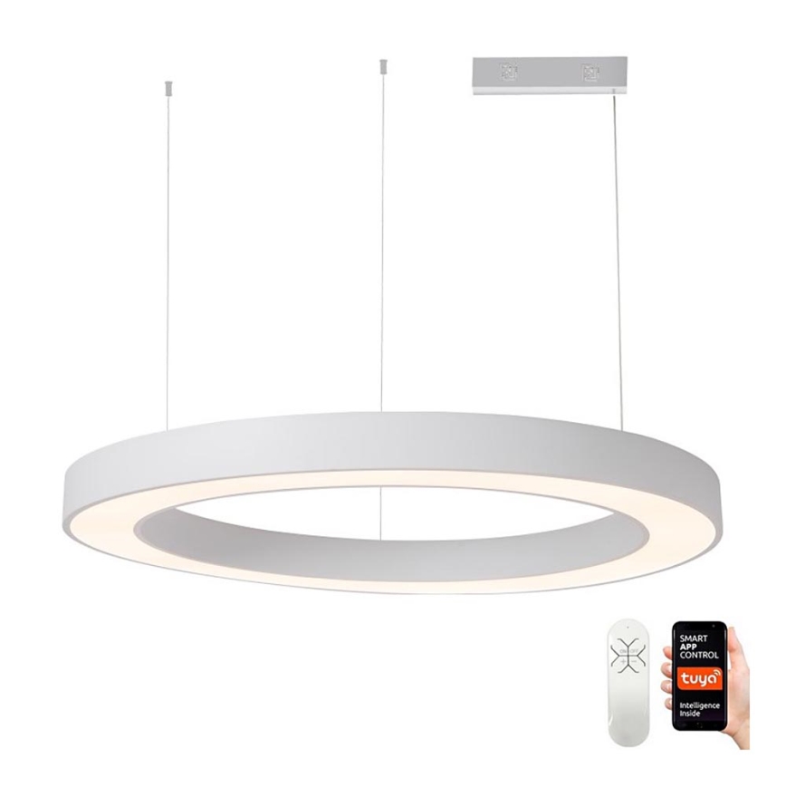 Immax NEO 07214L - LED pendel dæmpbar PASTEL LED/68W/230V 2700-6500K hvid 95 cm Tuya + fjernbetjening