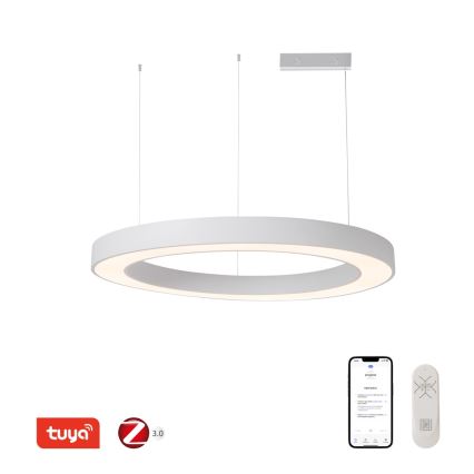 Immax NEO 07214L - LED pendel dæmpbar PASTEL LED/68W/230V 2700-6500K hvid 95 cm Tuya + fjernbetjening