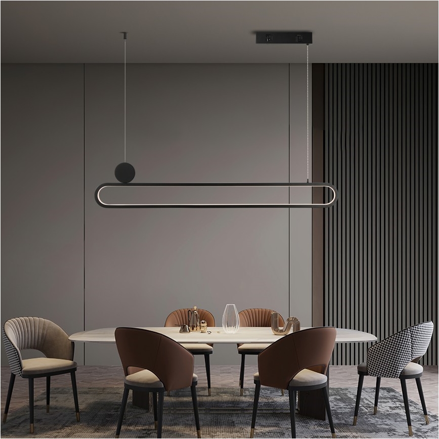 Immax NEO 07231L - LED pendel dæmpbar NEO LITE OVALE LED/50W/230V 2700-6500K Wi-Fi Tuya + fjernbetjening