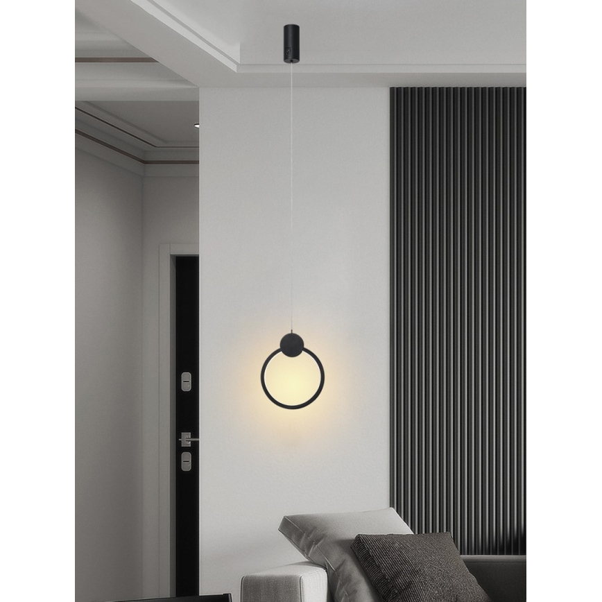 Immax NEO 07233L - LED pendel dæmpbar NEO LITE OVALE LED/18W/230V Wi-Fi Tuya 2700-6500K + fjernbetjening