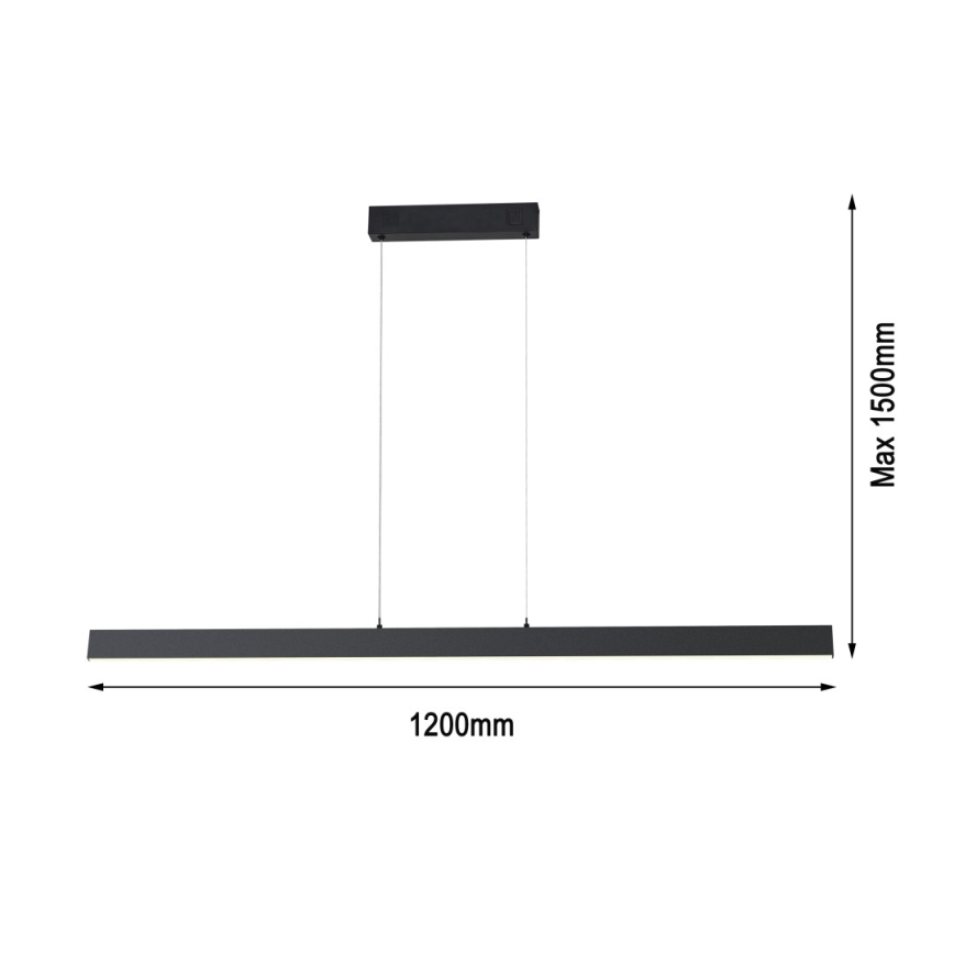 Immax NEO 07234L - LED pendel dæmpbar NEO LITE TRIANGOLO LED/28W/230V Wi-Fi Tuya 2700-6500K + fjernbetjening