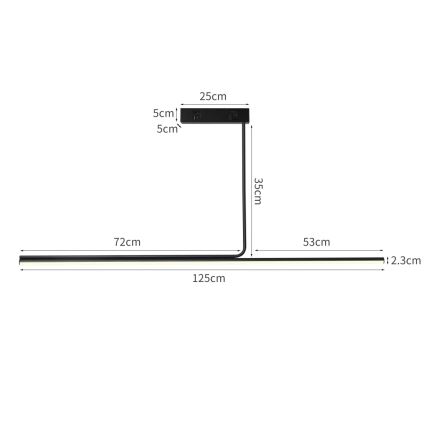 Immax NEO 07235L - LED pendellampe dæmpbar NEO LITE ASTA LED/28W/230V Wi-Fi Tuya 2700-6500K + fjernbetjening