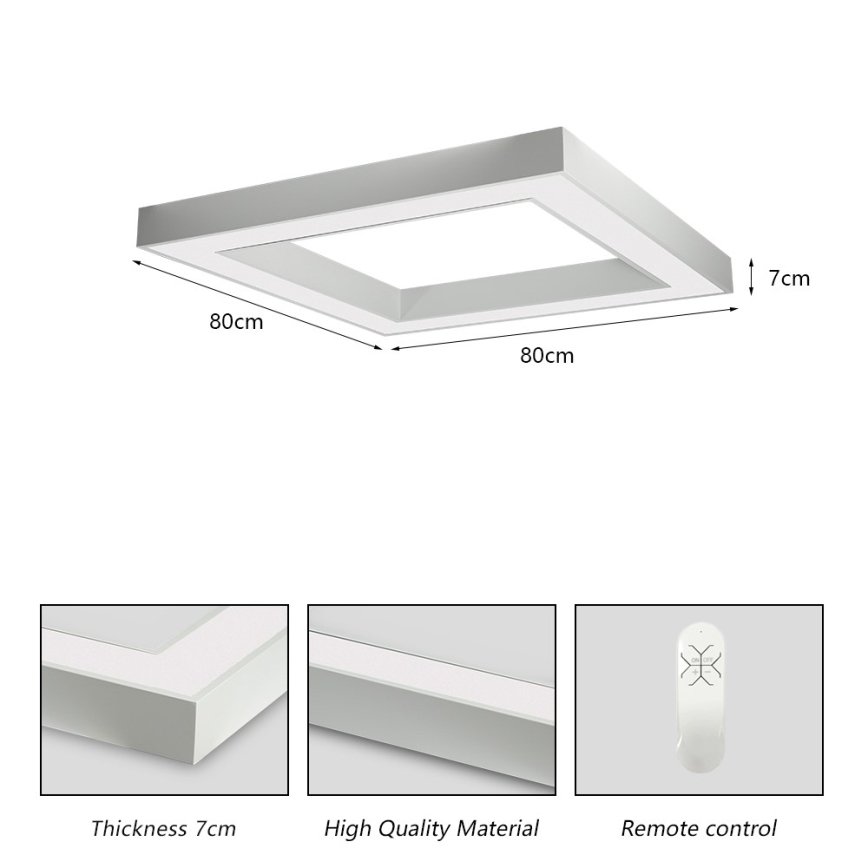 Immax NEO 07240L - LED loftlampe dæmpbar CANTO LED/60W/230V 2700-6500K Tuya hvid