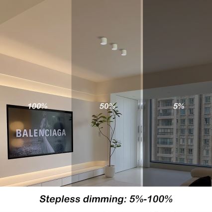 Immax NEO 07241L - Dæmpbar LED-loftlampe RONDATE LED/18W/230V 11,5 cm Wi-Fi Tuya