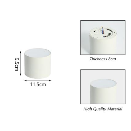Immax NEO 07241L - LED loftlampe dæmpbar RONDATE LED/18W/230V 11,5cm Wi-Fi Tuya