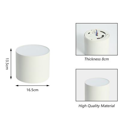 Immax NEO 07243L - LED dæmpbar loftlampe RONDATE LED/32W/230V 16,5 cm Wi-Fi Tuya