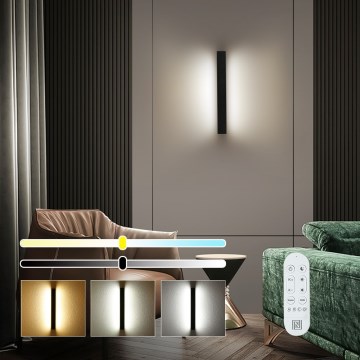 Immax NEO 07247L - LED Udendørs væglampe dæmpbar LINK LED/40W/230V Wi-Fi Tuya IP44 + fjernbetjening