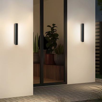 Immax NEO 07247L - LED Udendørs væglampe dæmpbar LINK LED/40W/230V Wi-Fi Tuya IP44 + fjernbetjening
