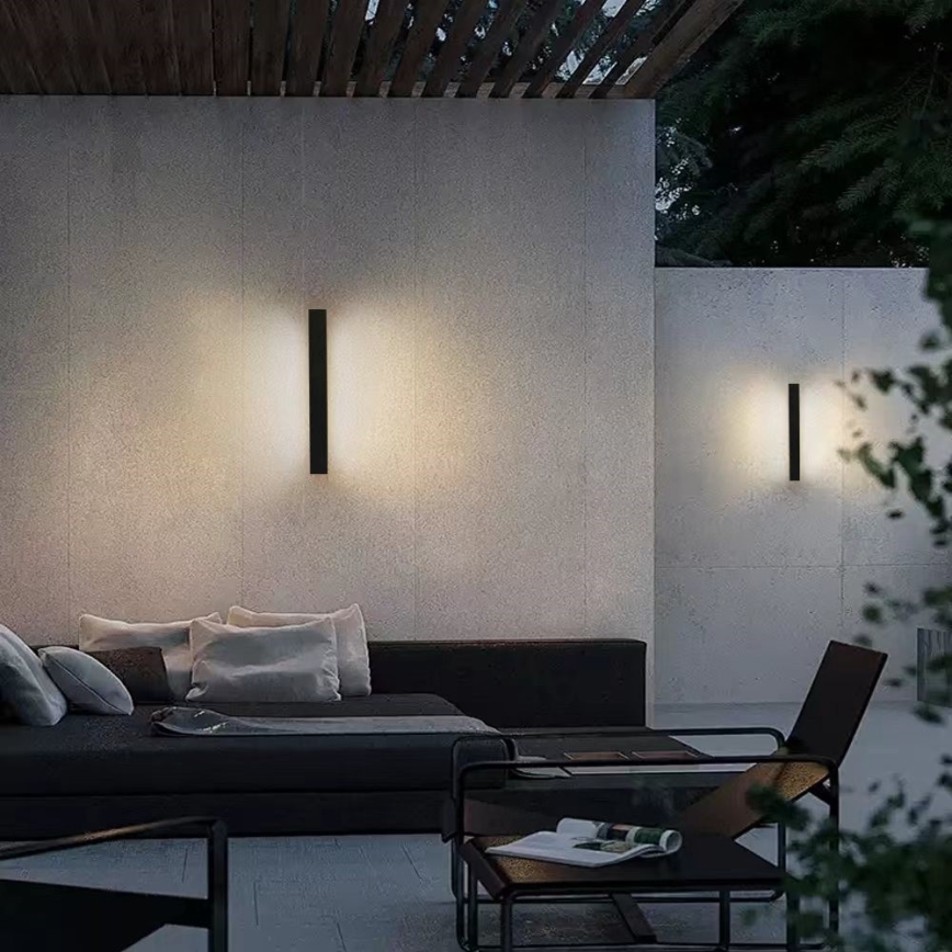 Immax NEO 07247L - LED Udendørs væglampe dæmpbar LINK LED/40W/230V Wi-Fi Tuya IP44 + fjernbetjening