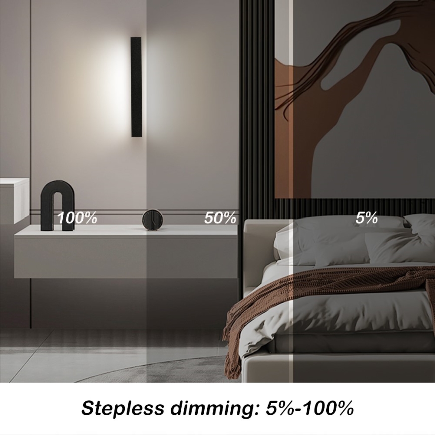 Immax NEO 07247L - LED Udendørs væglampe dæmpbar LINK LED/40W/230V Wi-Fi Tuya IP44 + fjernbetjening