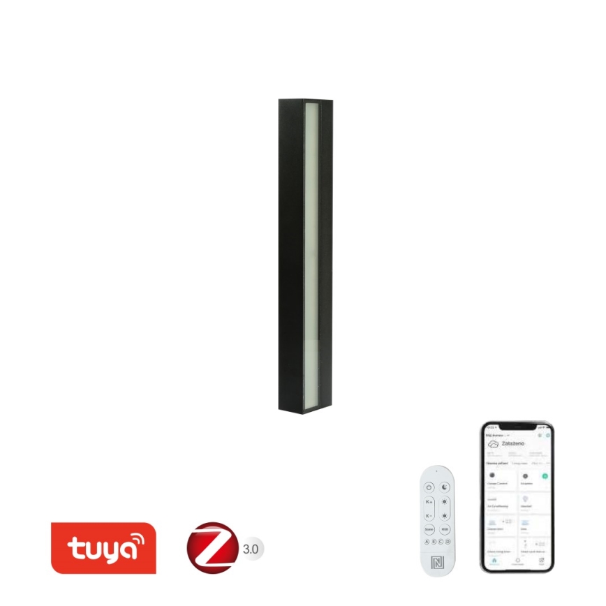 Immax NEO 07247L - LED Udendørs væglampe dæmpbar LINK LED/40W/230V Wi-Fi Tuya IP44 + fjernbetjening