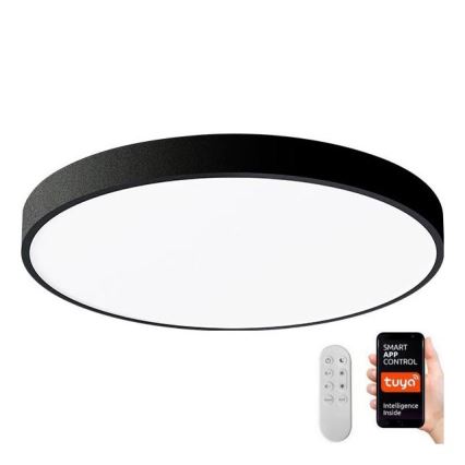 Immax NEO 07248L - LED loftlampe dæmpbar NEO LITE SEMPLICI LED/36W/230V 3000-6000K Wi-Fi Tuya sort + fjernbetjening