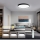 Immax NEO 07249L - LED loftlampe dæmpbar NEO LITE SEMPLICI LED/48W/230V 3000-6000K Wi-Fi Tuya sort + fjernbetjening