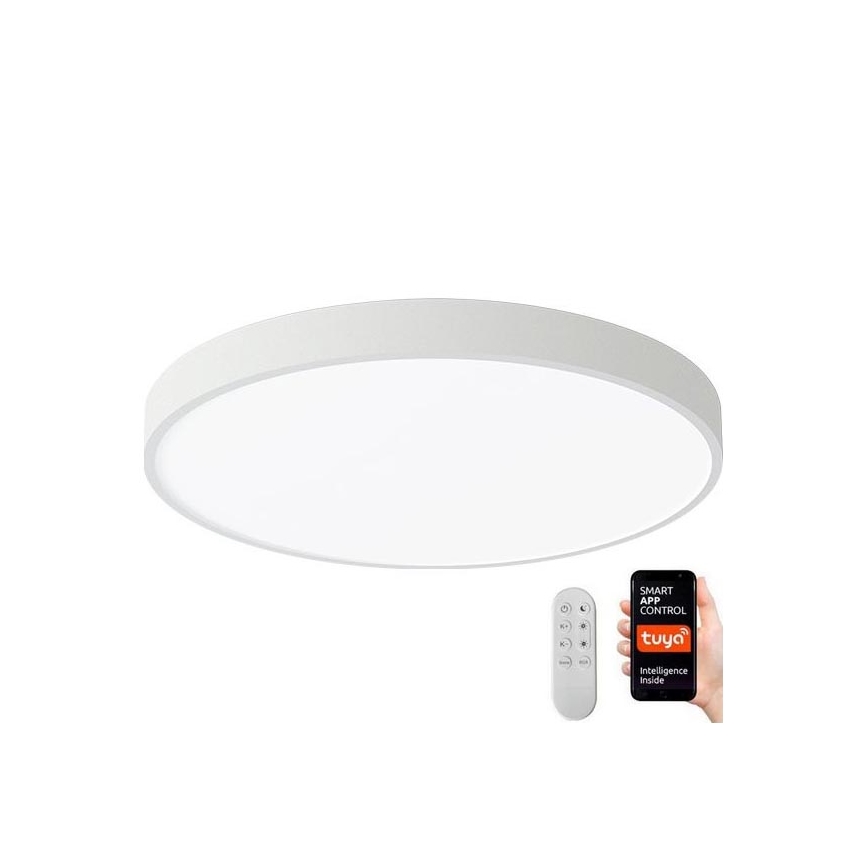 Immax NEO 07251L - LED loftlampe dæmpbar NEO LITE SEMPLICI LED/36W/230V 3000-6000K Wi-Fi Tuya hvid + fjernbetjening