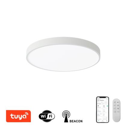 Immax NEO 07251L - LED loftlampe dæmpbar NEO LITE SEMPLICI LED/36W/230V 3000-6000K Wi-Fi Tuya hvid + fjernbetjening