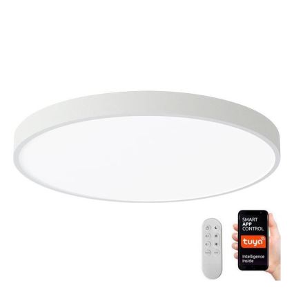 Immax NEO 07252L - LED loftlampe dæmpbar NEO LITE SEMPLICI LED/48W/230V 3000-6000K Wi-Fi Tuya hvid + fjernbetjening