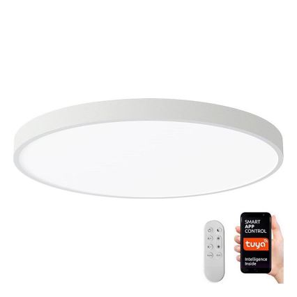 Immax NEO 07253L - LED loftlampe dæmpbar NEO LITE SEMPLICI LED/60W/230V 3000-6000K Wi-Fi Tuya hvid + fjernbetjening