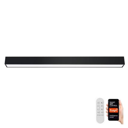 Immax NEO 07256L - LED loftlampe dæmpbar NEO LITE LUNGO LED/38W/230V 3000-6000K Wi-Fi Tuya sort + fjernbetjening