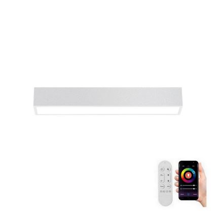 Immax NEO 07257L - LED loftlampe dæmpbar NEO LITE LUNGO LED/20W/230V 3000-6000K Wi-Fi Tuya hvid + fjernbetjening