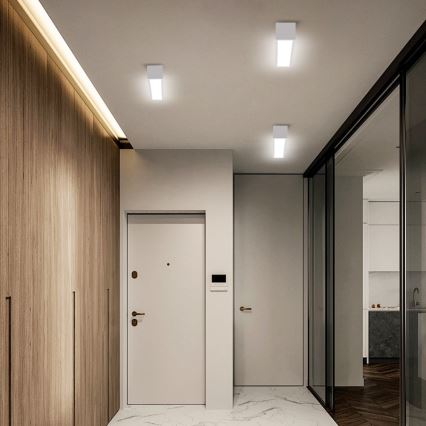 Immax NEO 07257L - LED loftlampe dæmpbar NEO LITE LUNGO LED/20W/230V 3000-6000K Wi-Fi Tuya hvid + fjernbetjening