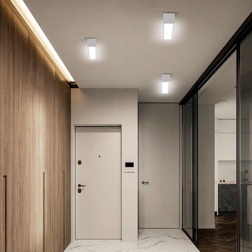 Immax NEO 07257L - LED loftlampe dæmpbar NEO LITE LUNGO LED/20W/230V 3000-6000K Wi-Fi Tuya hvid + fjernbetjening