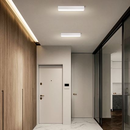 Immax NEO 07257L - LED loftlampe dæmpbar NEO LITE LUNGO LED/20W/230V 3000-6000K Wi-Fi Tuya hvid + fjernbetjening