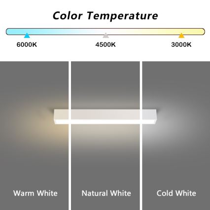 Immax NEO 07257L - LED loftlampe dæmpbar NEO LITE LUNGO LED/20W/230V 3000-6000K Wi-Fi Tuya hvid + fjernbetjening