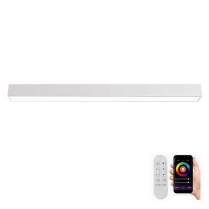 Immax NEO 07259L - LED loftlampe dæmpbar NEO LITE LUNGO LED/38W/230V 3000-6000K Wi-Fi Tuya hvid + fjernbetjening