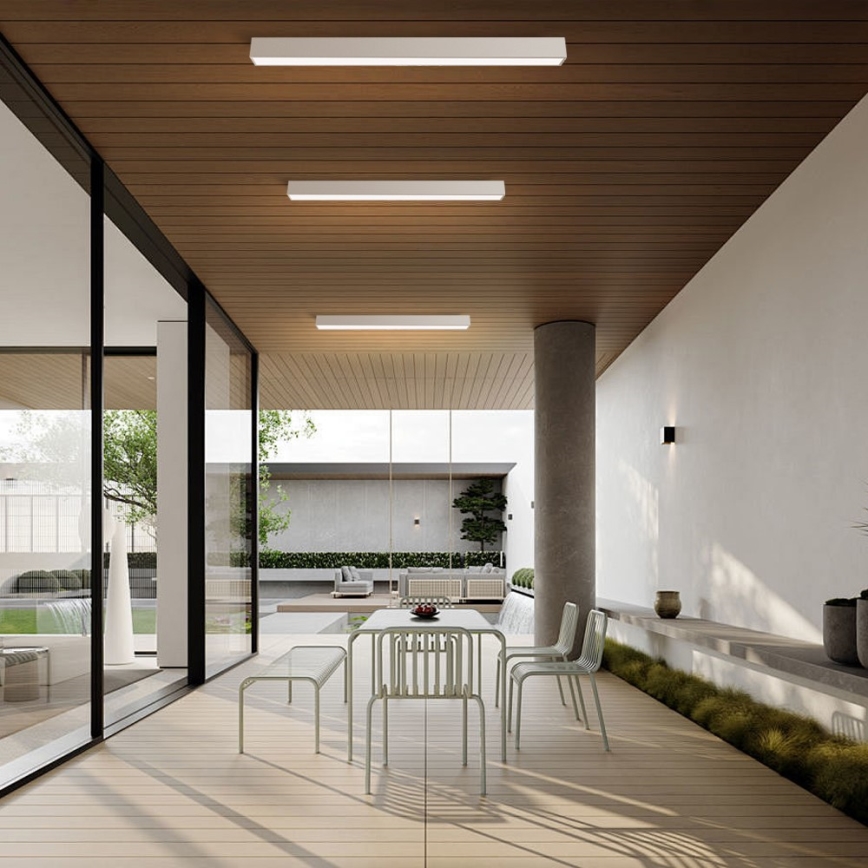 Immax NEO 07259L - LED loftlampe dæmpbar NEO LITE LUNGO LED/38W/230V 3000-6000K Wi-Fi Tuya hvid + fjernbetjening
