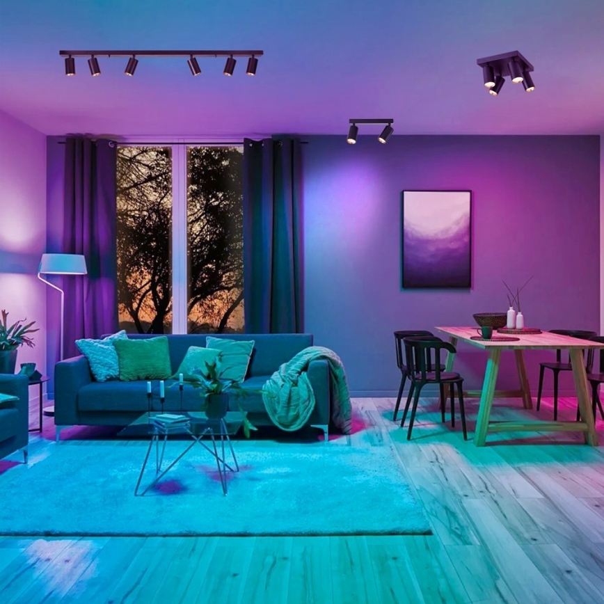 Immax NEO 07262W - LED RGB+CCT Spotlampe dæmpbar NEO LITE PUNTO 2xGU10/6W/230V Wi-Fi Tuya