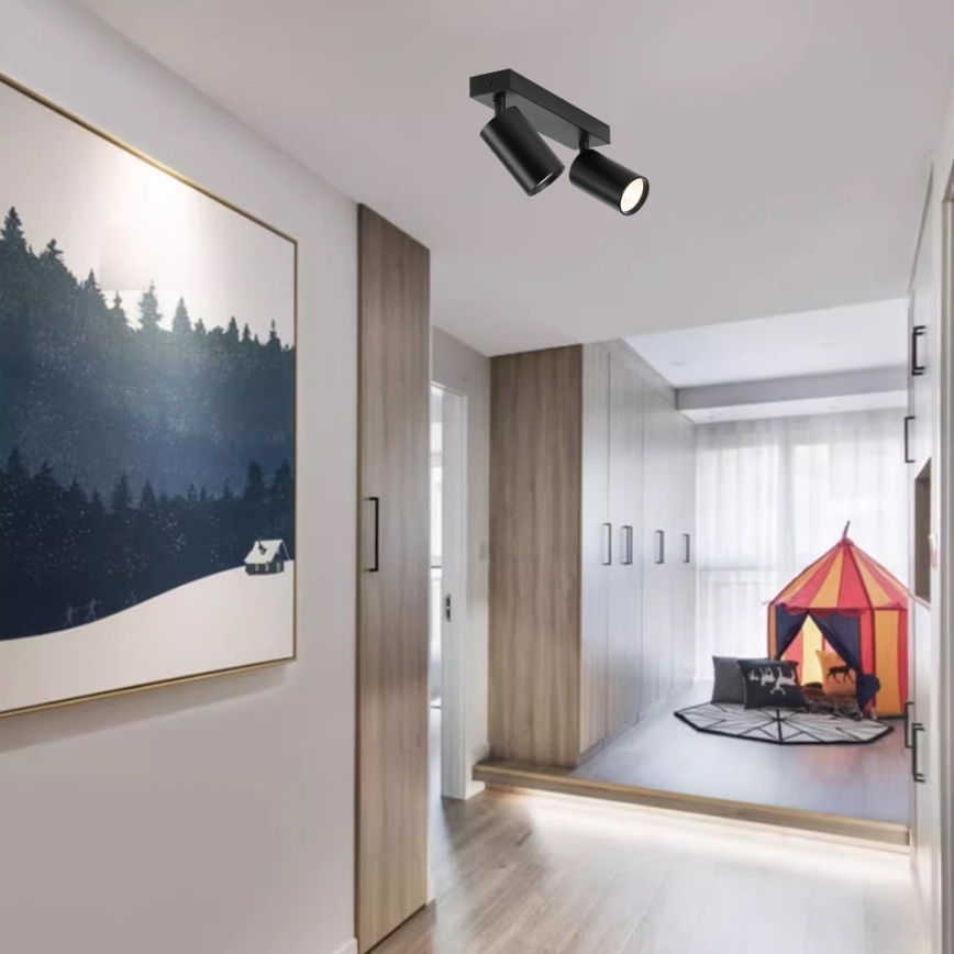 Immax NEO 07262W - LED RGB+CCT Spotlampe dæmpbar NEO LITE PUNTO 2xGU10/6W/230V Wi-Fi Tuya