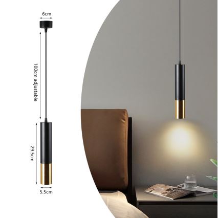 Immax NEO 07273Z - LED RGB+CCT Pendel dæmpbar NEO PUNTO 1xGU10/4,8W/230V Tuya