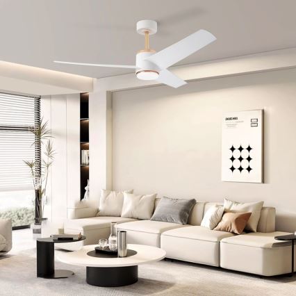Immax NEO 07281L - LED+CCT Dæmpbar loftventilator BEAUTY LED/18W/230V 3000/4000/6000K Wi-Fi Tuya + fjernbetjening