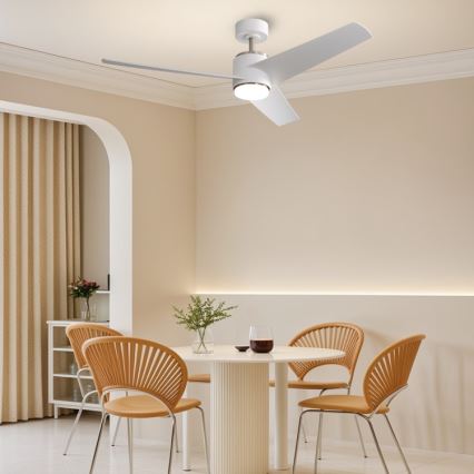Immax NEO 07282L - LED+CCT Dæmpbar loftventilator BEAUTY LED/18W/230V 3000/4000/6000K Wi-Fi Tuya + fjernbetjening