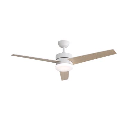 Immax NEO 07284L - LED+CCT Dæmpbar loftventilator VARIABLE LED/24W/230V 3000/4000/6000K Wi-Fi Tuya Ø 132 cm + fjernbetjening