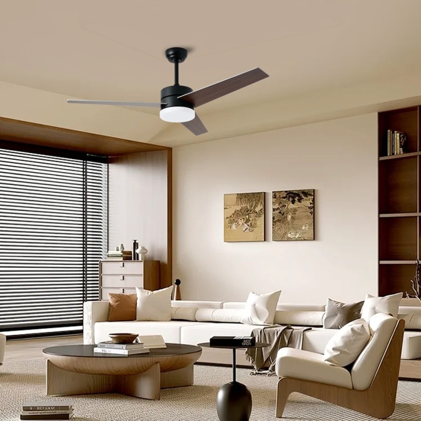 Immax NEO 07285L - LED med CCT, dæmpbar loftventilator VARIABLE LED/24W/230V 3000/4000/6000K Wi-Fi Tuya + fjernbetjening
