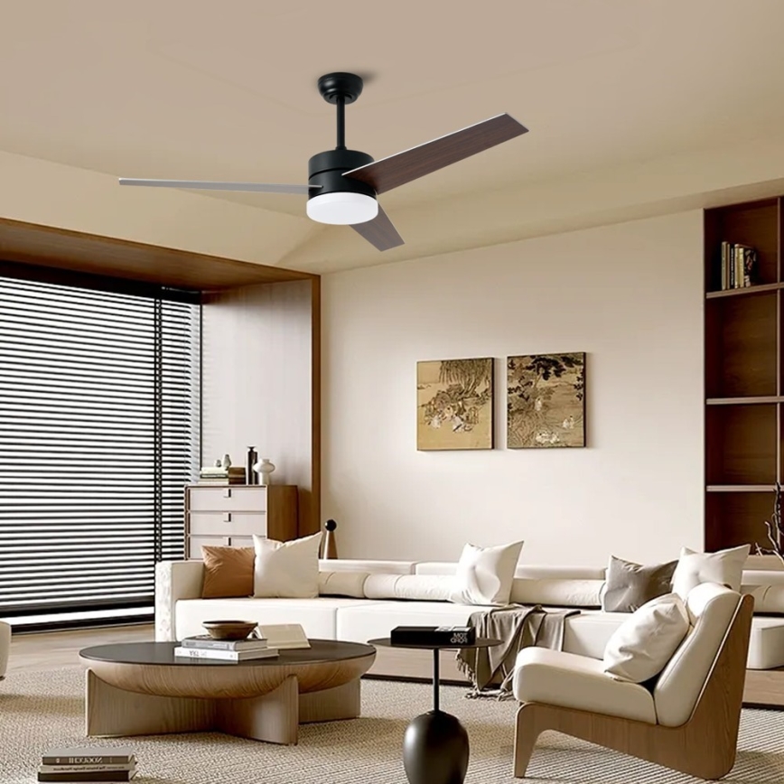 Immax NEO 07285L - LED med CCT, dæmpbar loftventilator VARIABLE LED/24W/230V 3000/4000/6000K Wi-Fi Tuya + fjernbetjening