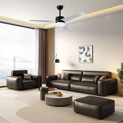 Immax NEO 07285L - LED med CCT, dæmpbar loftventilator VARIABLE LED/24W/230V 3000/4000/6000K Wi-Fi Tuya + fjernbetjening